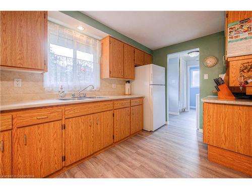 14 Lewis Crescent, Kitchener, ON - Indoor Photo Showing Kitchen With Double Sink