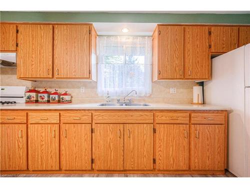 14 Lewis Crescent, Kitchener, ON - Indoor Photo Showing Kitchen With Double Sink