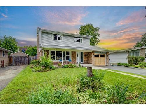 14 Lewis Crescent, Kitchener, ON - Outdoor With Deck Patio Veranda