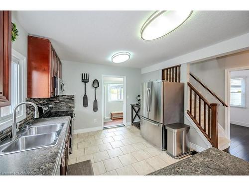 223 Lancaster Street W, Kitchener, ON - Indoor Photo Showing Kitchen With Double Sink