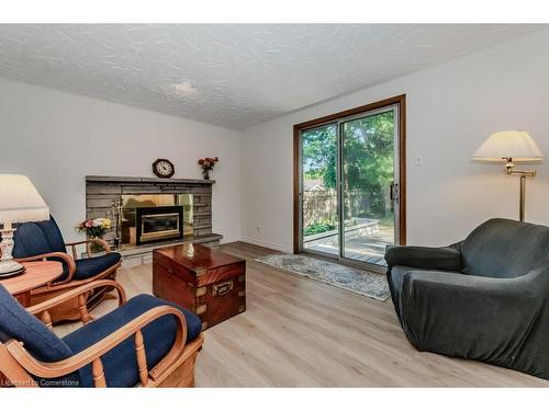 187 Overlea Drive, Kitchener, ON - Indoor Photo Showing Living Room With Fireplace