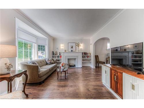 82 Dunham Avenue, Kitchener, ON - Indoor Photo Showing Living Room With Fireplace