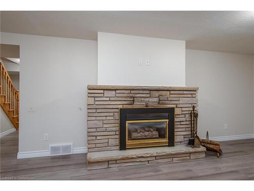 59 Lakeside Drive, Kitchener, ON - Indoor Photo Showing Living Room With Fireplace