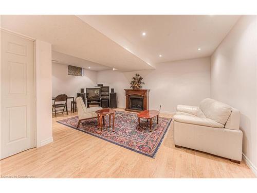 732 Grand Banks Drive, Waterloo, ON - Indoor Photo Showing Living Room With Fireplace