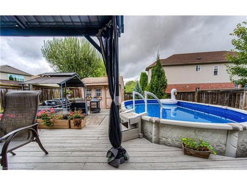 732 Grand Banks Drive, Waterloo, ON - Outdoor With Above Ground Pool With Deck Patio Veranda With Exterior