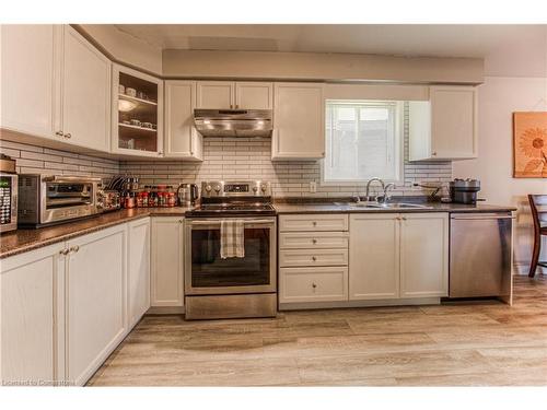 732 Grand Banks Drive, Waterloo, ON - Indoor Photo Showing Kitchen With Stainless Steel Kitchen With Double Sink