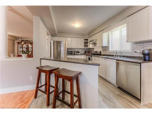 732 Grand Banks Drive, Waterloo, ON - Indoor Photo Showing Kitchen With Stainless Steel Kitchen With Double Sink