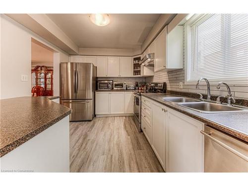 732 Grand Banks Drive, Waterloo, ON - Indoor Photo Showing Kitchen With Stainless Steel Kitchen With Double Sink