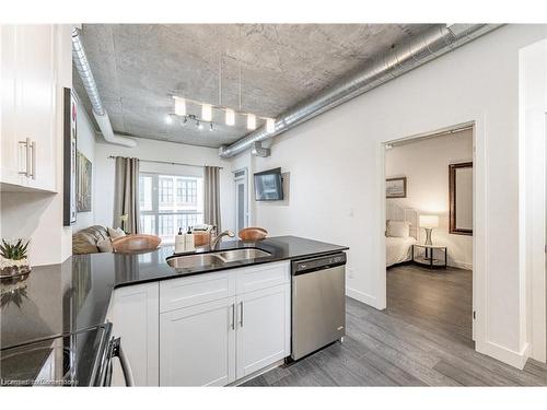 307-1 Victoria Street, Kitchener, ON - Indoor Photo Showing Kitchen With Double Sink