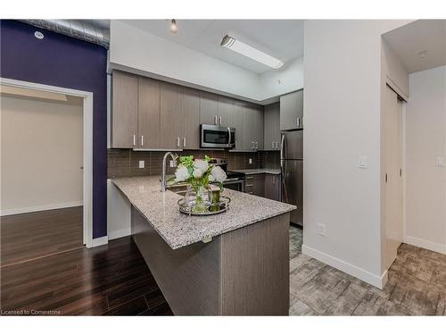 H201-62 Balsam Street, Waterloo, ON - Indoor Photo Showing Kitchen With Upgraded Kitchen