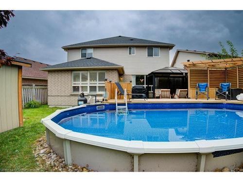 87 Green Bank Drive, Cambridge, ON - Outdoor With Above Ground Pool With Backyard With Exterior