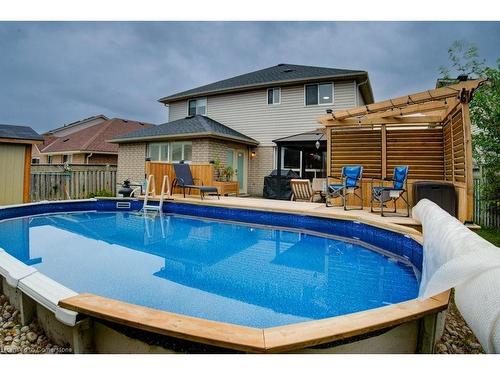 87 Green Bank Drive, Cambridge, ON - Outdoor With Above Ground Pool With Backyard With Exterior