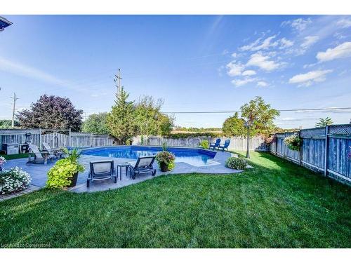 3 Kerwood Drive, Cambridge, ON - Outdoor With In Ground Pool With Backyard