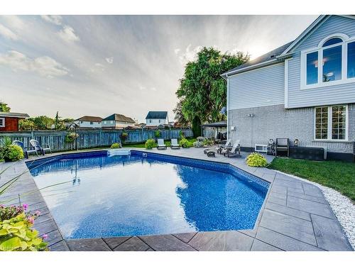 3 Kerwood Drive, Cambridge, ON - Outdoor With In Ground Pool