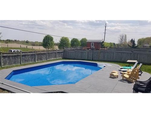 3 Kerwood Drive, Cambridge, ON - Outdoor With In Ground Pool With Backyard