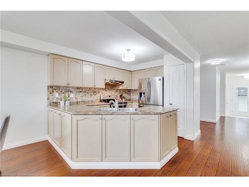 3466 Angel Pass Drive, Mississauga, ON - Indoor Photo Showing Kitchen With Double Sink