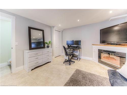 93 Joseph Street, Kitchener, ON - Indoor Photo Showing Living Room With Fireplace