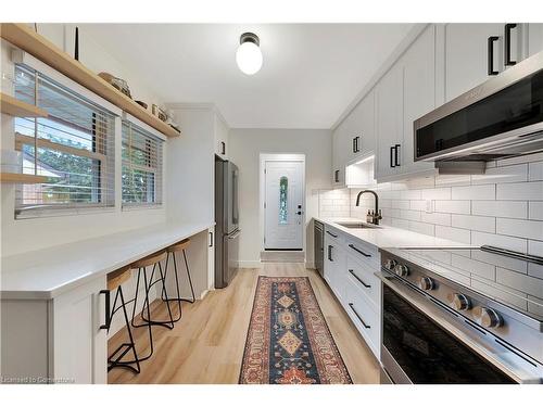 42 Sandra Avenue, Kitchener, ON - Indoor Photo Showing Kitchen With Upgraded Kitchen