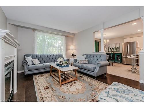 547 St Moritz Avenue, Waterloo, ON - Indoor Photo Showing Living Room With Fireplace