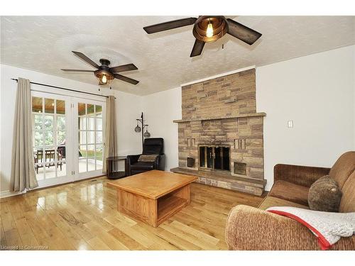 67 Copperfield Drive, Cambridge, ON - Indoor Photo Showing Living Room With Fireplace