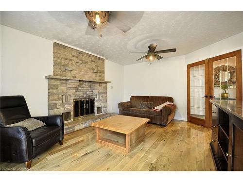 67 Copperfield Drive, Cambridge, ON - Indoor Photo Showing Living Room With Fireplace