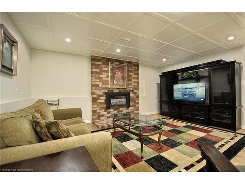 67 Copperfield Drive, Cambridge, ON - Indoor Photo Showing Living Room With Fireplace