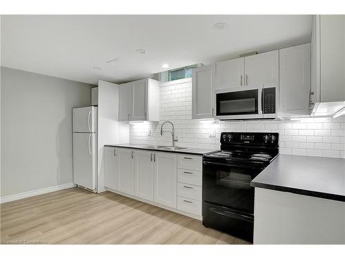 Lower-43 Holm Street, Cambridge, ON - Indoor Photo Showing Kitchen With Double Sink