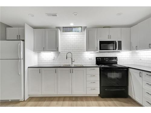 Lower-43 Holm Street, Cambridge, ON - Indoor Photo Showing Kitchen With Double Sink