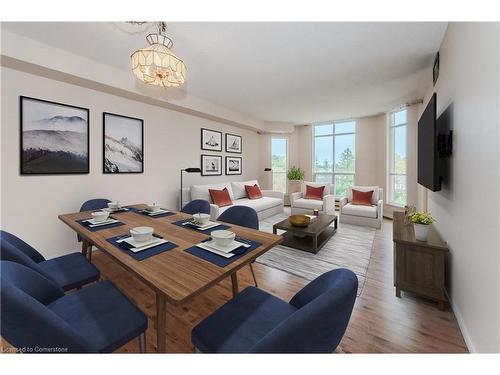 501-1414 King Street E, Kitchener, ON - Indoor Photo Showing Living Room