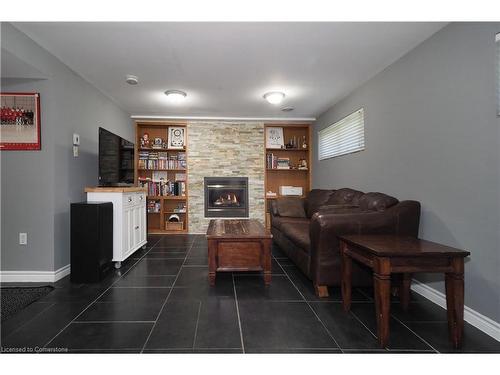 385 Greenbrook Drive, Kitchener, ON - Indoor With Fireplace