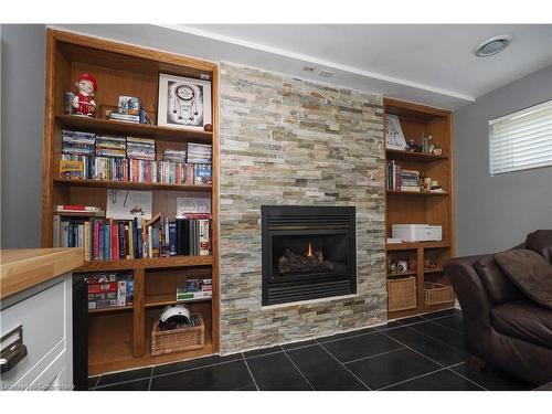 385 Greenbrook Drive, Kitchener, ON - Indoor With Fireplace