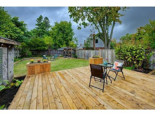 142 Spadina Road W, Kitchener, ON - Outdoor With Deck Patio Veranda With Backyard