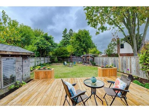 142 Spadina Road W, Kitchener, ON - Outdoor With Deck Patio Veranda With Backyard