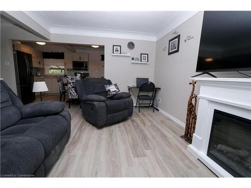 75 Stewart Avenue, Cambridge, ON - Indoor Photo Showing Living Room With Fireplace