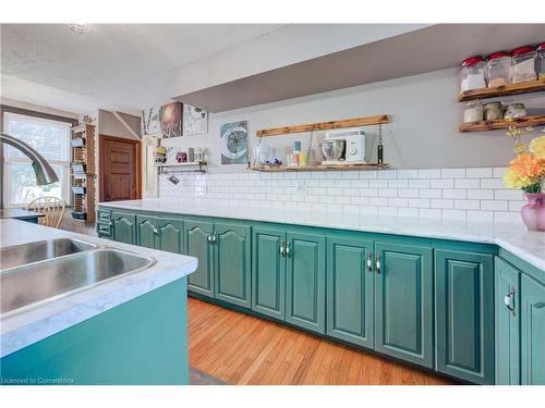 225 Inkerman Street, Palmerston, ON - Indoor Photo Showing Kitchen With Double Sink