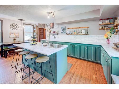 225 Inkerman Street, Palmerston, ON - Indoor Photo Showing Kitchen With Double Sink