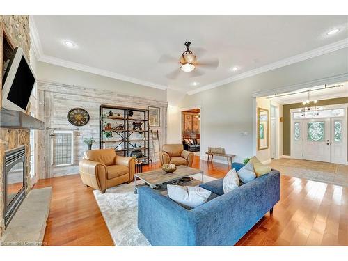 1794 Seaton Road, Cambridge, ON - Indoor Photo Showing Living Room With Fireplace