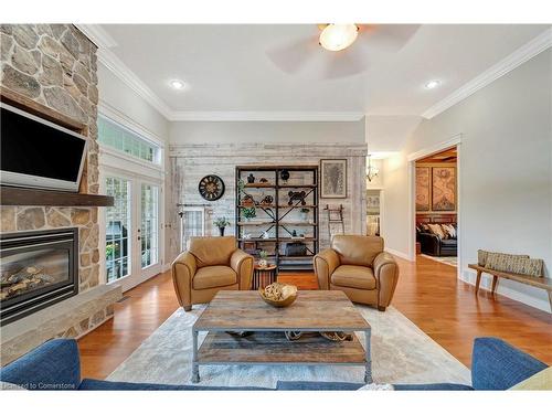 1794 Seaton Road, Cambridge, ON - Indoor Photo Showing Living Room With Fireplace