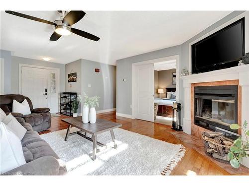 55 Mitchell Street, Ayr, ON - Indoor Photo Showing Living Room With Fireplace