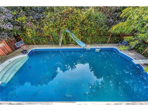 55 Mitchell Street, Ayr, ON - Outdoor With In Ground Pool With Backyard