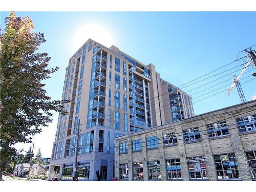 801-191 King Street S, Waterloo, ON - Outdoor With Balcony With Facade