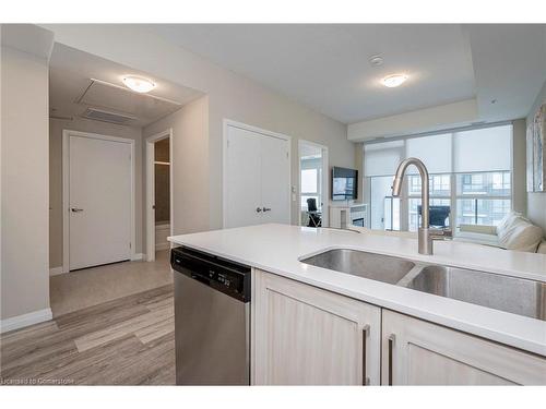 1212-108 Garment Street, Kitchener, ON - Indoor Photo Showing Kitchen With Double Sink