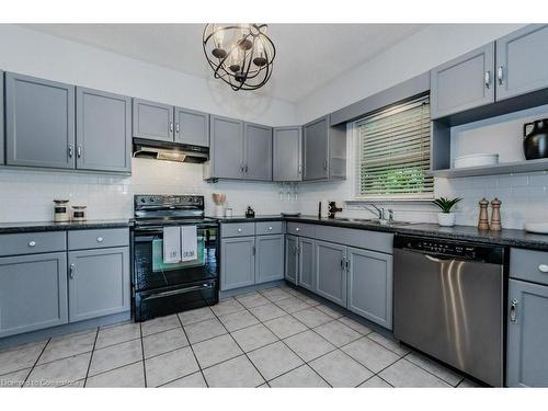 145 Hawkswood Drive, Kitchener, ON - Indoor Photo Showing Kitchen With Double Sink