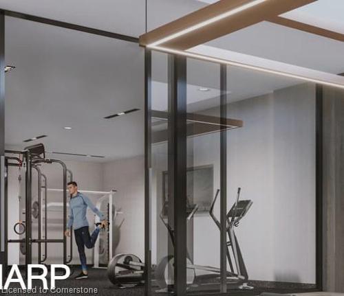 810-15 Richardsons Street, Toronto, ON - Indoor Photo Showing Gym Room