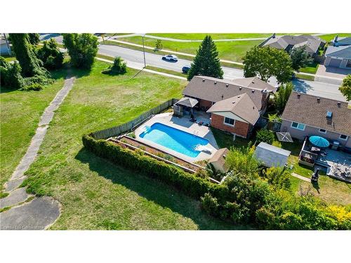 148 Laurentian Drive, Kitchener, ON - Outdoor With In Ground Pool With View