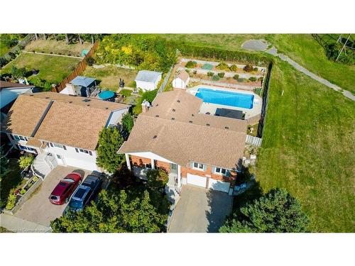 148 Laurentian Drive, Kitchener, ON - Outdoor With In Ground Pool With View