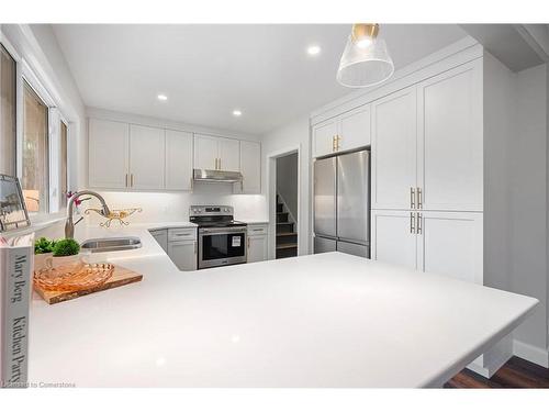 14 Vista Crescent, Kitchener, ON - Indoor Photo Showing Kitchen With Double Sink