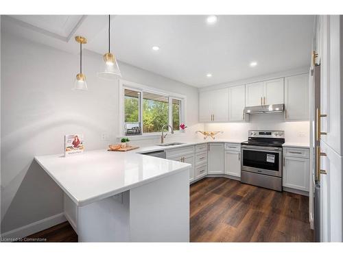 14 Vista Crescent, Kitchener, ON - Indoor Photo Showing Kitchen With Upgraded Kitchen