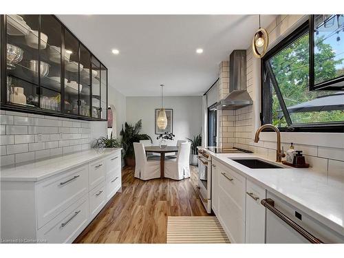 28 West Avenue, Kitchener, ON - Indoor Photo Showing Kitchen With Upgraded Kitchen