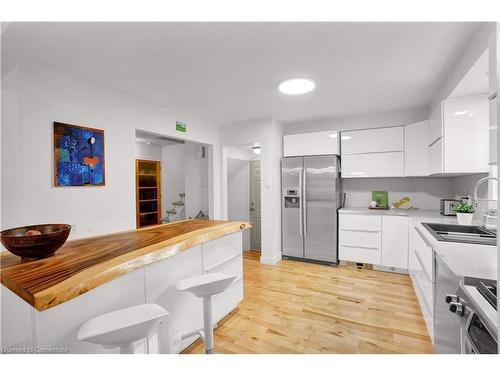 97 Century Hill Drive, Kitchener, ON - Indoor Photo Showing Kitchen With Double Sink